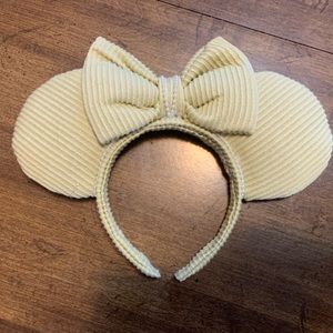 Yellow Corduroy Mickey Ears